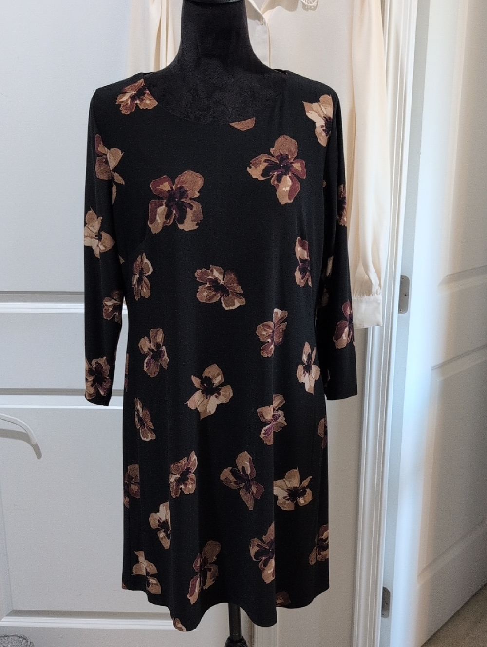 Tommy Hilfiger Black W Flowers Dress
